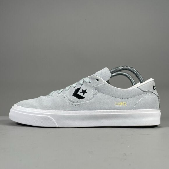 Converse Cons Louie Lopez Mens 8.5 Blue Suede Casual Sneaker Athletic Shoe Skate